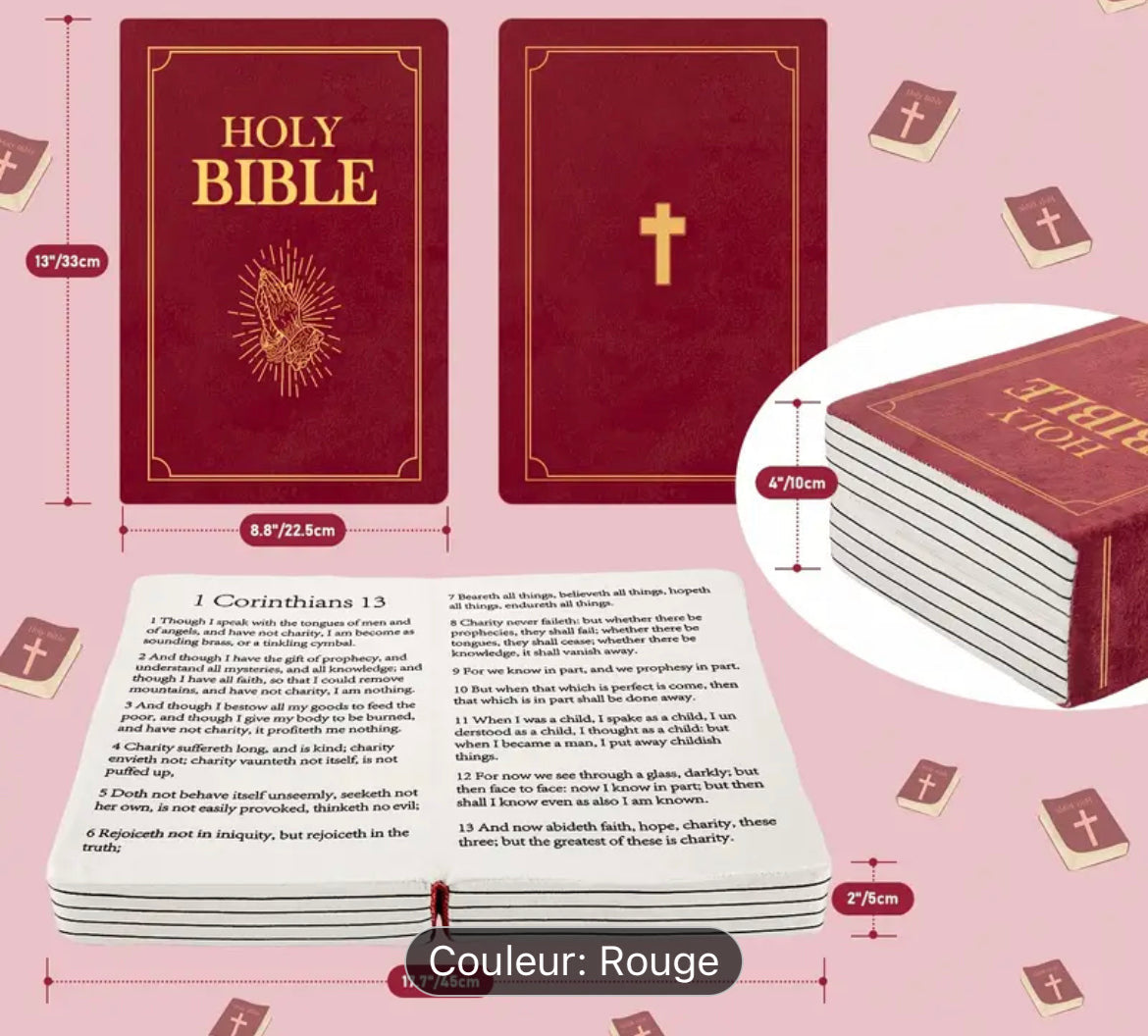 Oreiller - Coussin Inspiré de la Sainte Bible